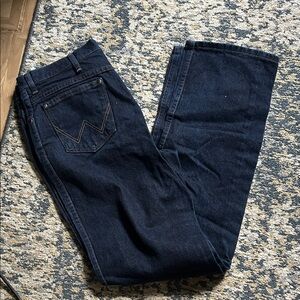 Wrangler Men's Deep Indigo Bootcut Jeans